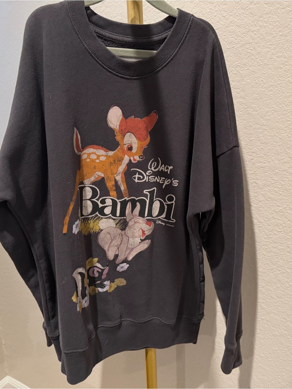 abercrombie kids Black Walt Disney Bambi Graphic Sweatshirt